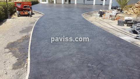 Obra de pavimento de hormigón realizada por PAVISS