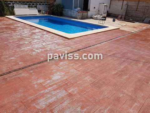 Obra de pavimento de hormigón realizada por PAVISS