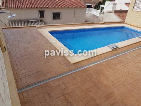 Obra de pavimento de hormigón realizada por PAVISS