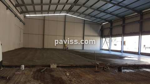 Obra de pavimento de hormigón realizada por PAVISS