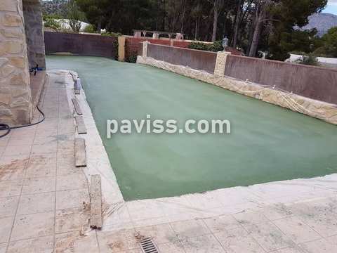 Obra de pavimento de hormigón realizada por PAVISS