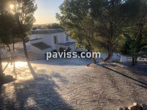 Obra de pavimento de hormigón realizada por PAVISS