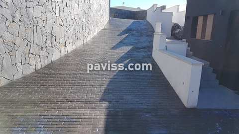 Obra de pavimento de hormigón realizada por PAVISS