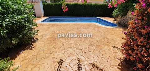 Obra de pavimento de hormigón realizada por PAVISS