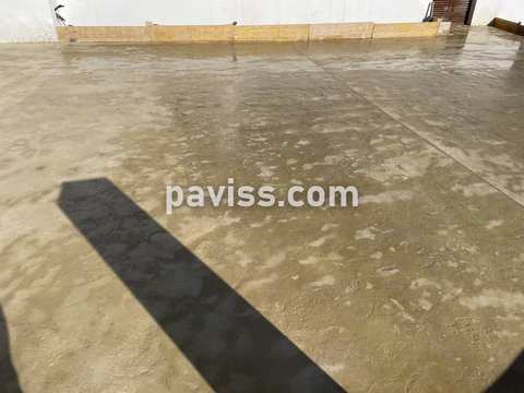 Obra de pavimento de hormigón realizada por PAVISS