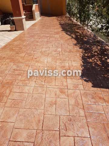Obra de pavimento de hormigón realizada por PAVISS