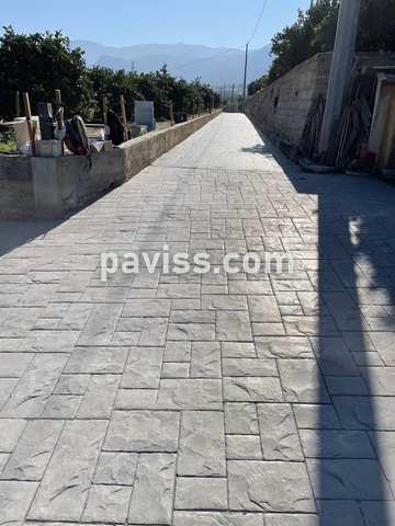 Obra de pavimento de hormigón realizada por PAVISS