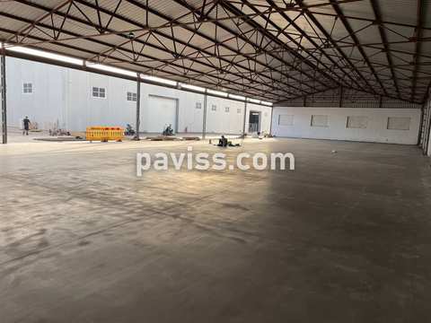 Obra de pavimento de hormigón realizada por PAVISS