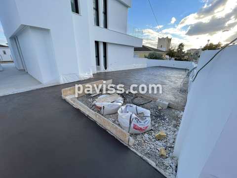 Obra de pavimento de hormigón realizada por PAVISS