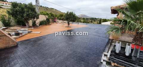Obra de pavimento de hormigón realizada por PAVISS