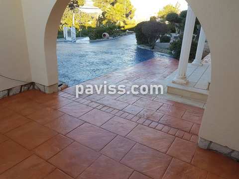 Obra de pavimento de hormigón realizada por PAVISS