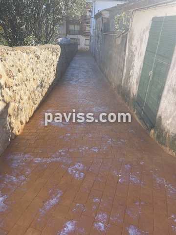 Obra de pavimento de hormigón realizada por PAVISS