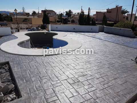 Obra de pavimento de hormigón realizada por PAVISS