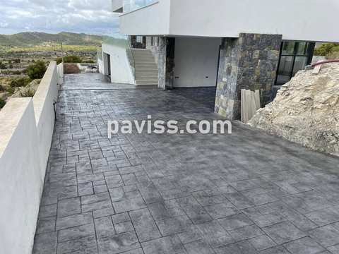 Obra de pavimento de hormigón realizada por PAVISS