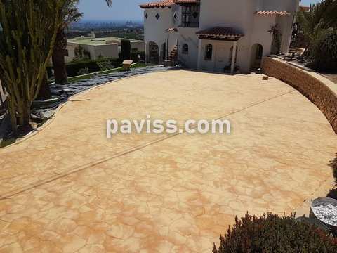 Obra de pavimento de hormigón realizada por PAVISS
