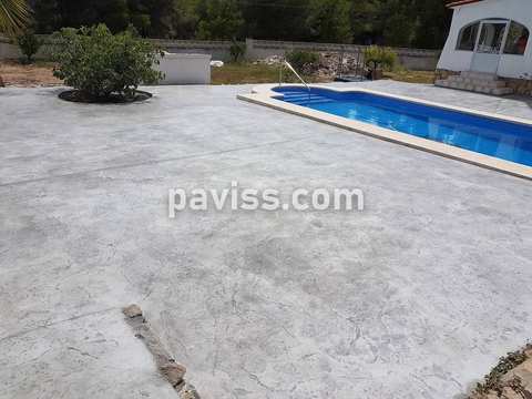 Obra de pavimento de hormigón realizada por PAVISS