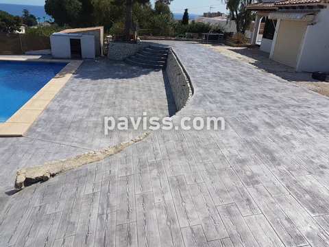 Obra de pavimento de hormigón realizada por PAVISS