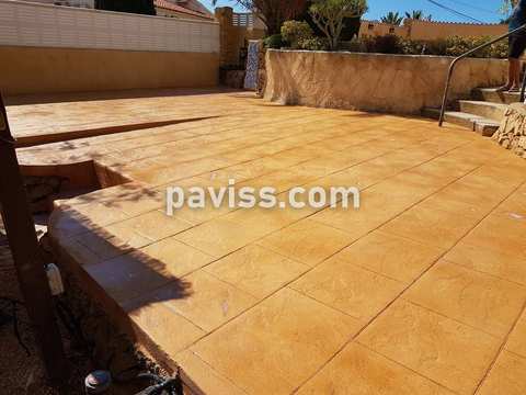 Obra de pavimento de hormigón realizada por PAVISS