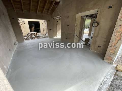 Obra de pavimento de hormigón realizada por PAVISS