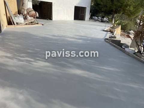 Obra de pavimento de hormigón realizada por PAVISS