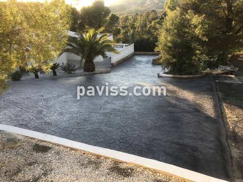 Obra de pavimento de hormigón realizada por PAVISS