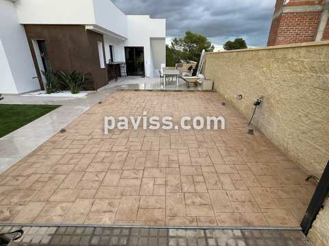 Obra de pavimento de hormigón realizada por PAVISS