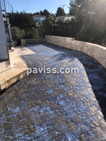 Obra de pavimento de hormigón realizada por PAVISS