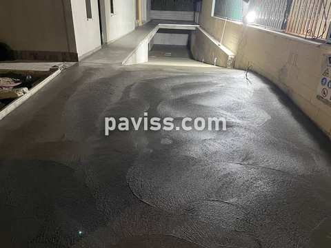 Obra de pavimento de hormigón realizada por PAVISS