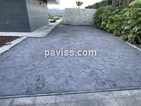 Obra de pavimento de hormigón realizada por PAVISS