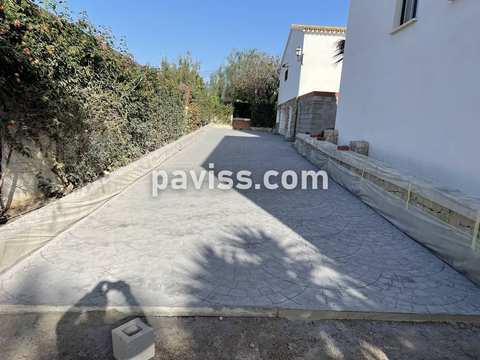Obra de pavimento de hormigón realizada por PAVISS