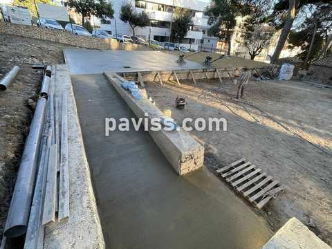 Obra de pavimento de hormigón realizada por PAVISS