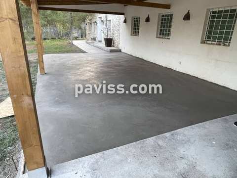 Obra de pavimento de hormigón realizada por PAVISS
