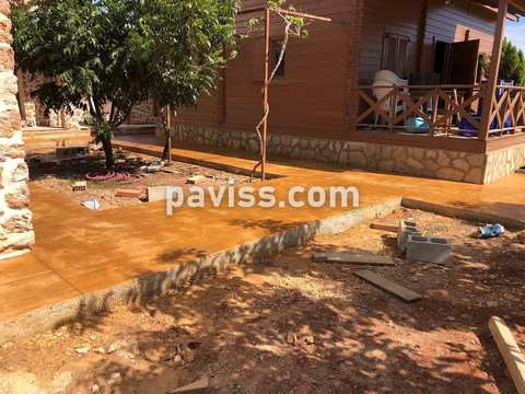 Obra de pavimento de hormigón realizada por PAVISS