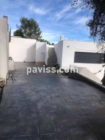 Obra de pavimento de hormigón realizada por PAVISS