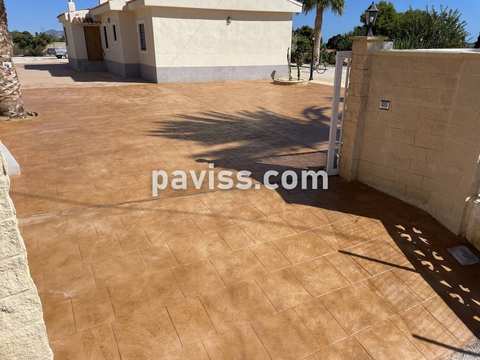 Obra de pavimento de hormigón realizada por PAVISS