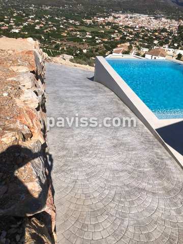 Obra de pavimento de hormigón realizada por PAVISS