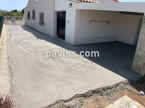 Obra de pavimento de hormigón realizada por PAVISS