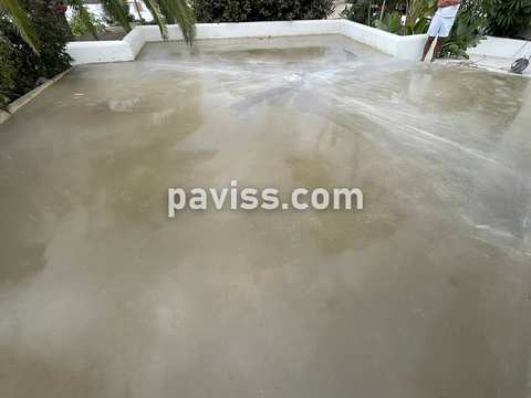 Obra de pavimento de hormigón realizada por PAVISS
