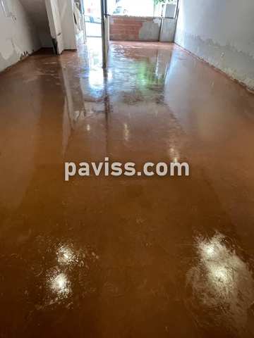 Obra de pavimento de hormigón realizada por PAVISS